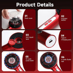 3-in-1 Electric Scalp Massager & Hair Oil Applicator Brush – Portable Waterproof Head Massager for Hair Growth & Relaxation